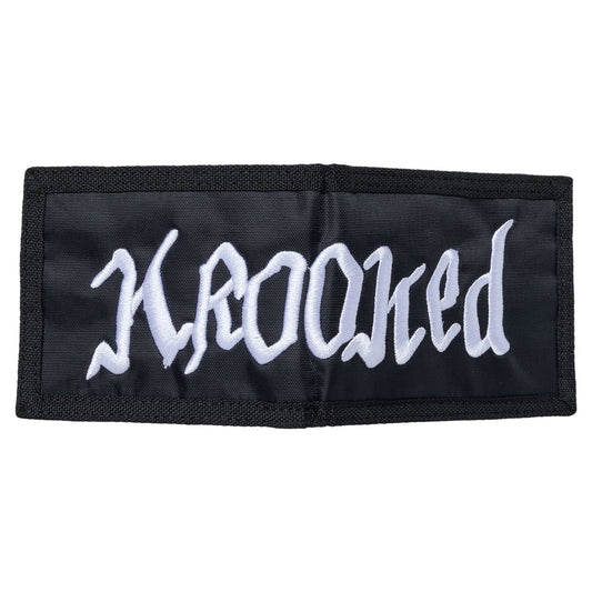 Krooked Double OK Bifold Wallet Black
