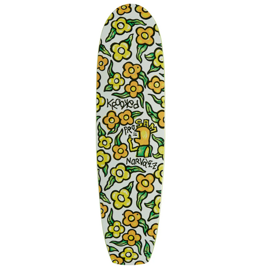 Krooked Narvaez Flowers Zinger Deck 7.75