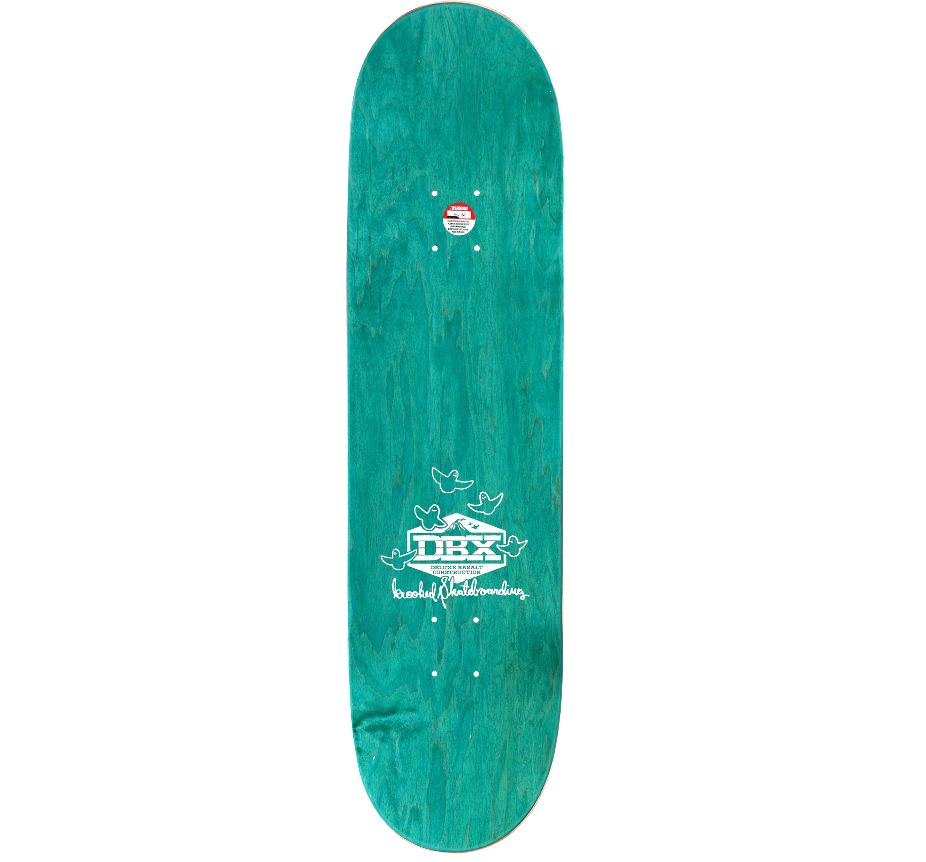 Krooked Team DBX Eyes Light Green Deck top