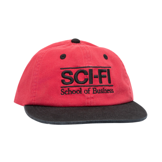 Sci-Fi Fantasy School of Business Hat- Red/Black