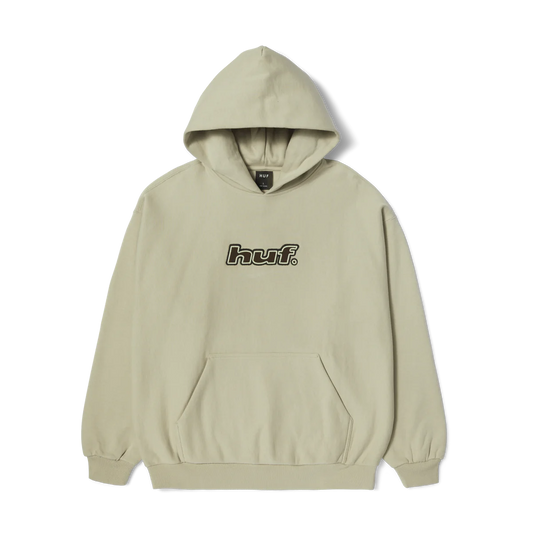 Huf Logo Applique Hooded Fleece (Putty)