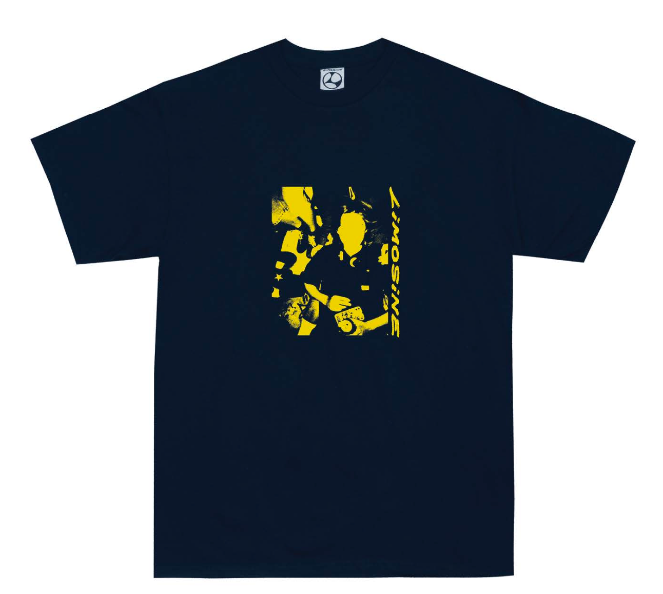 Limosine Rooftop Tee Navy Yellow