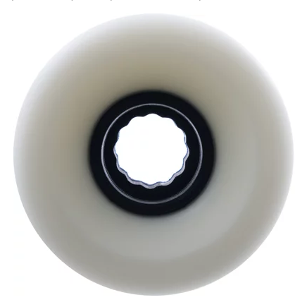 White Skateboard Wheel