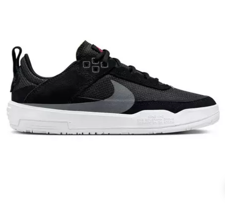 Nike SB Day One Youth Shoes (Black White) - Plus Skateboarding