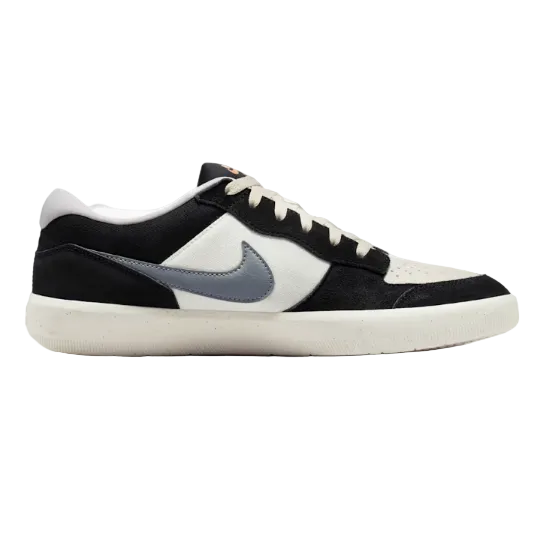Nike SB Force 58 Black/Cool Grey - Summit White on white background