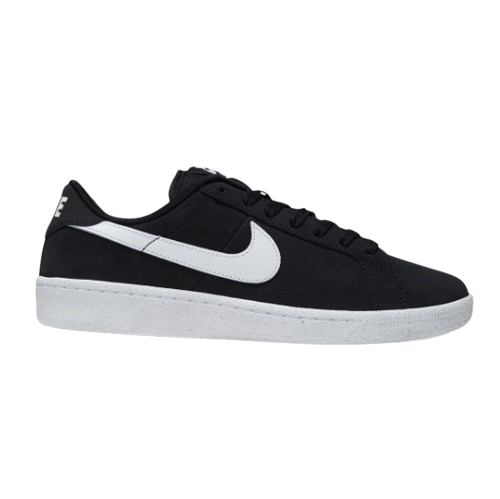 Black and White Nike Skate Shoe. Side View of the right shoe