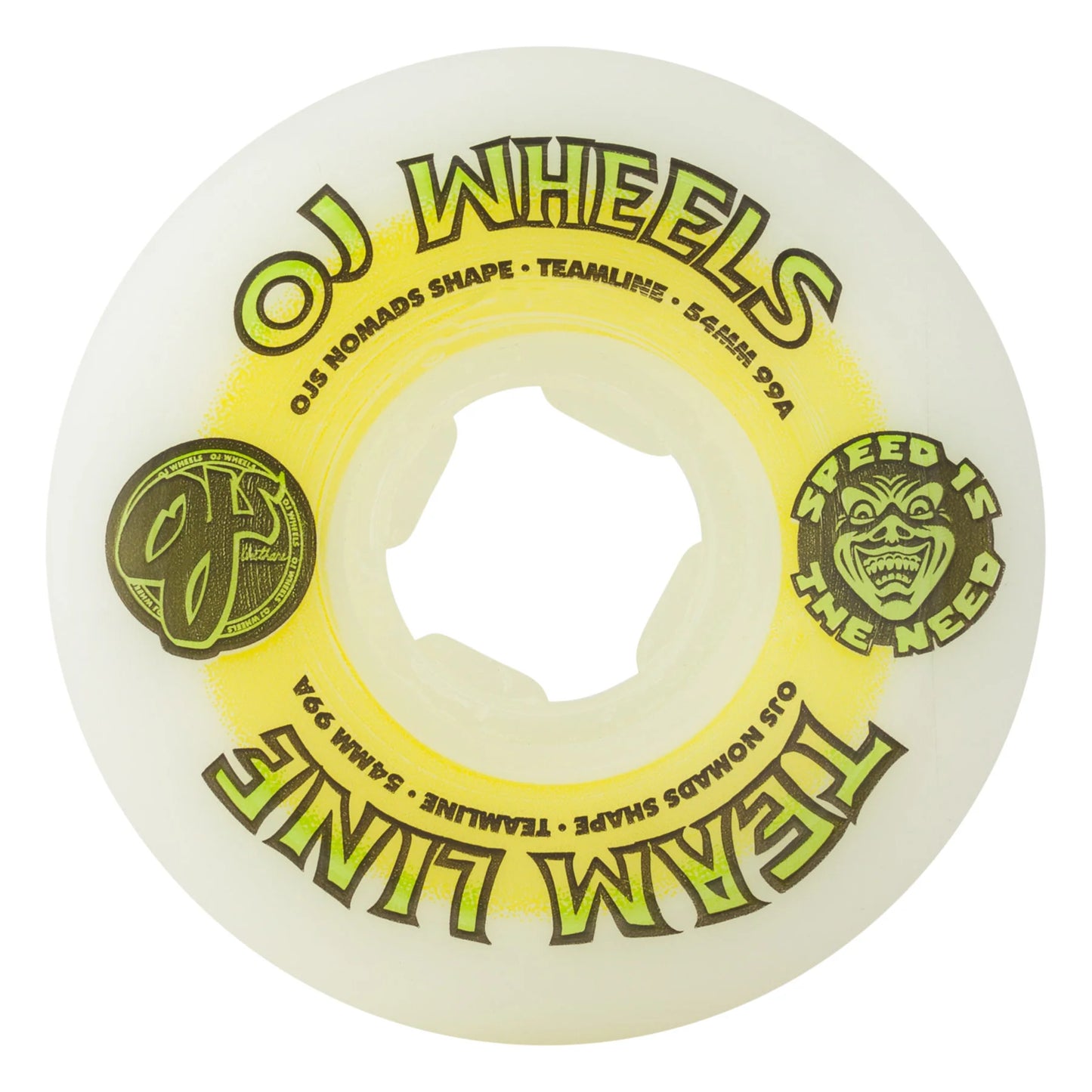 OJ Team Line Original White Hardline 99a Wheels