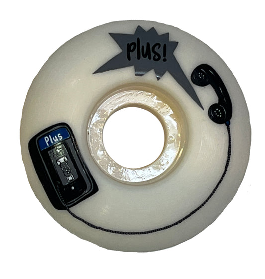 PLUS Pay Phone Wheel white