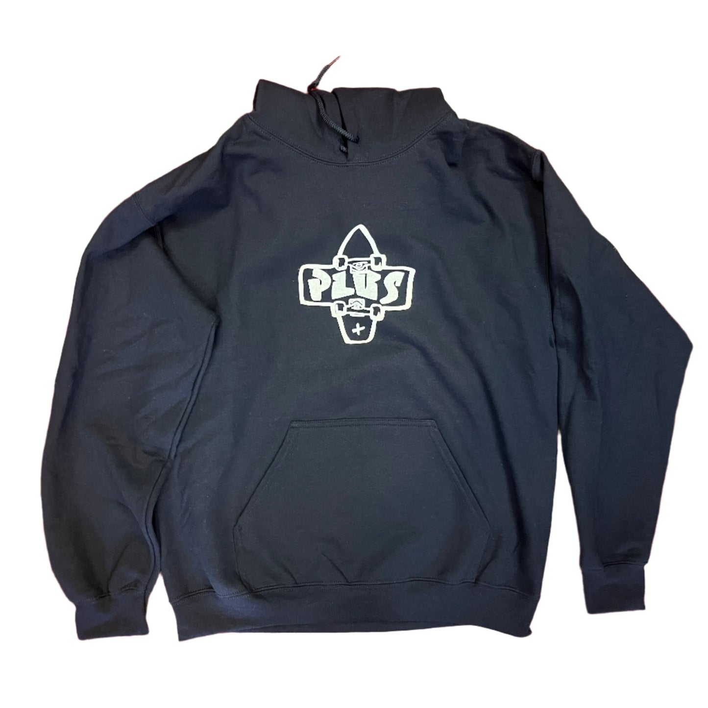 Plus Logo Hoodie Black hoodie White logo
