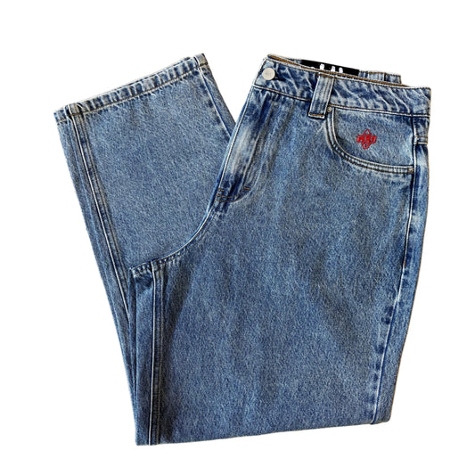 Plus Skateboarding Light Wash Blue Denim Pants