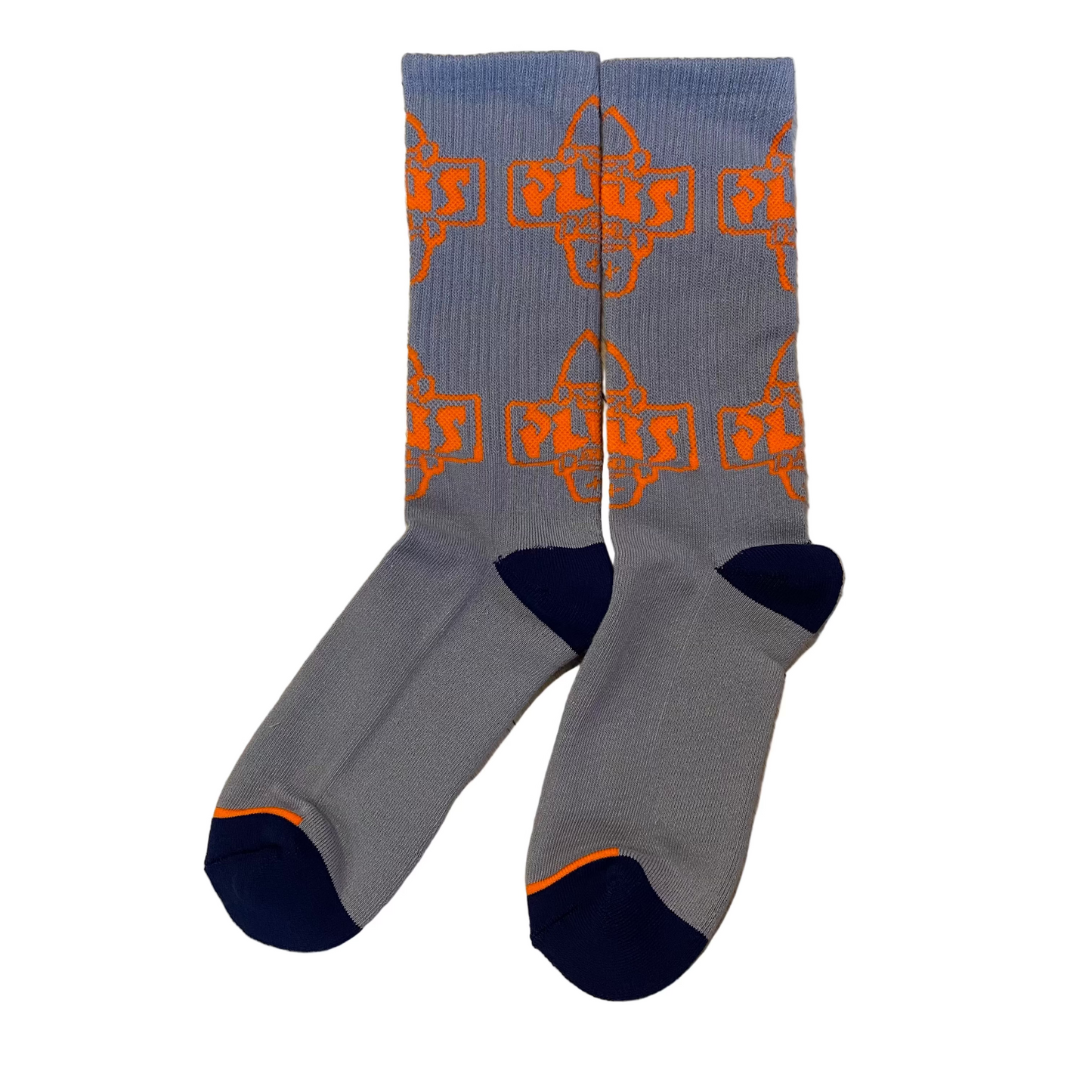 Plus Socks (Grey/Orange/Navy)