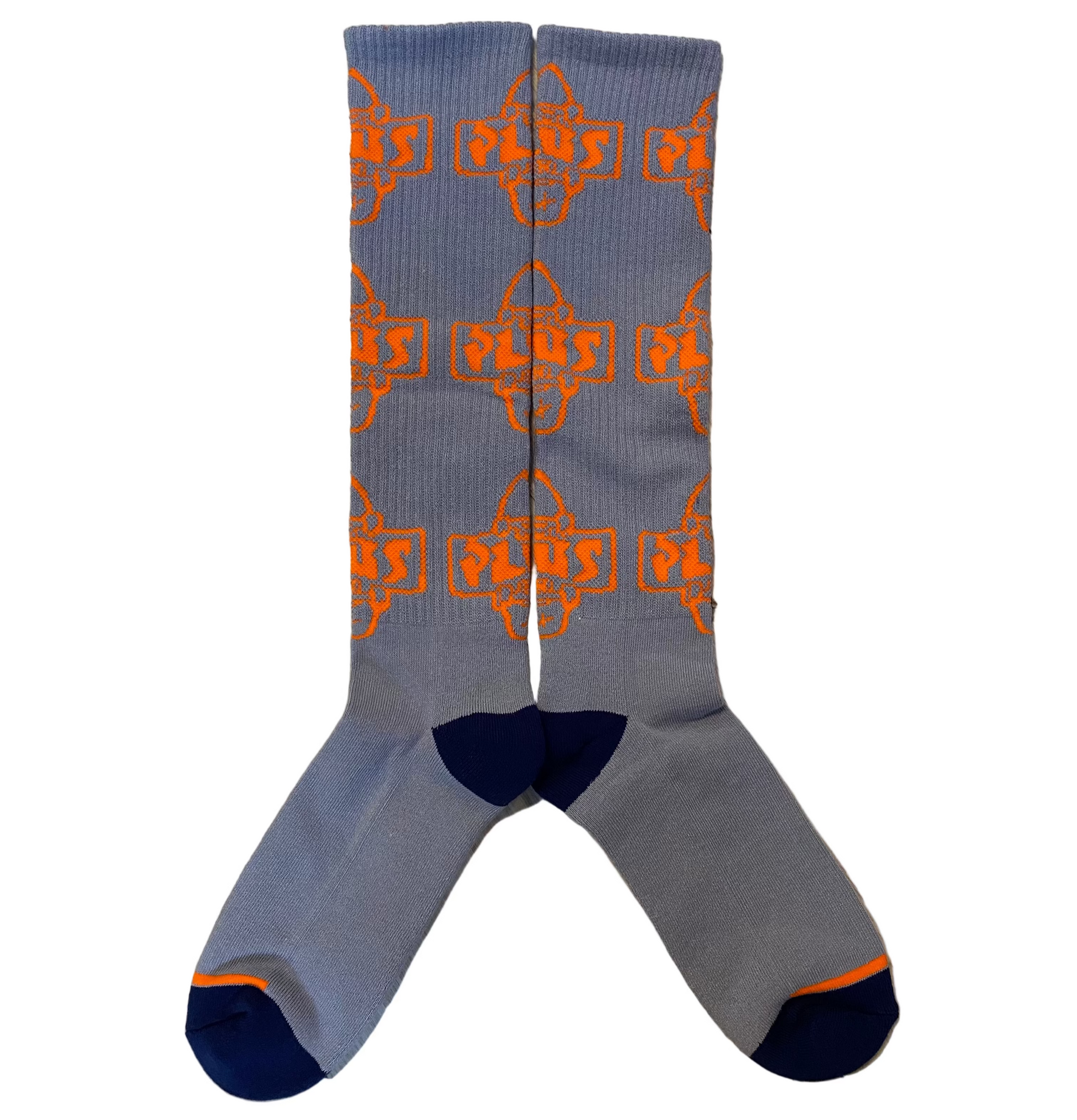 Plus Socks (Grey/Orange/Navy) KH
