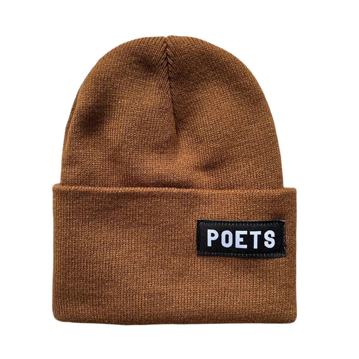 Poets Dorcas Beanie brown with black patch