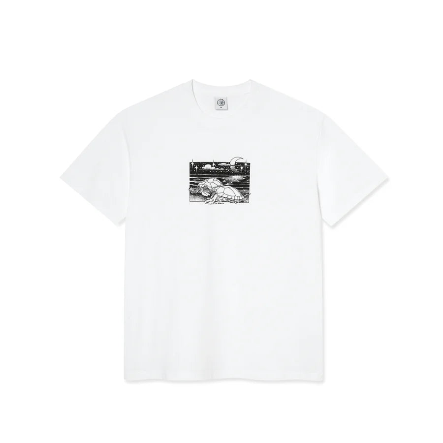 Polar Skate Co. Turtle Town Tee (White) - Plus Skateboarding