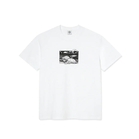 Polar Skate Co. Turtle Town Tee (White) - Plus Skateboarding