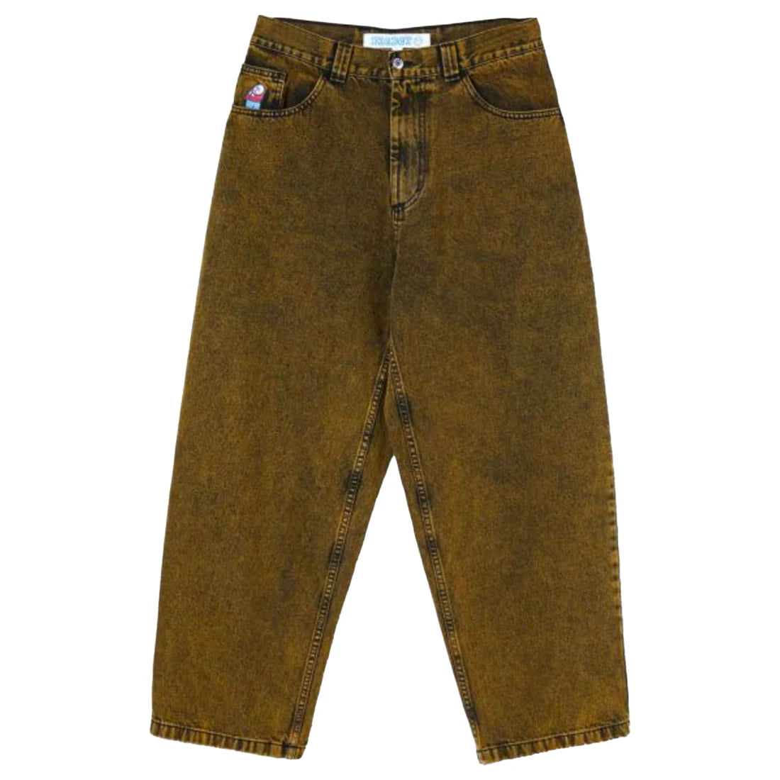 Polar Big Boy Pants (Yellow / Black) - Plus Skateboarding