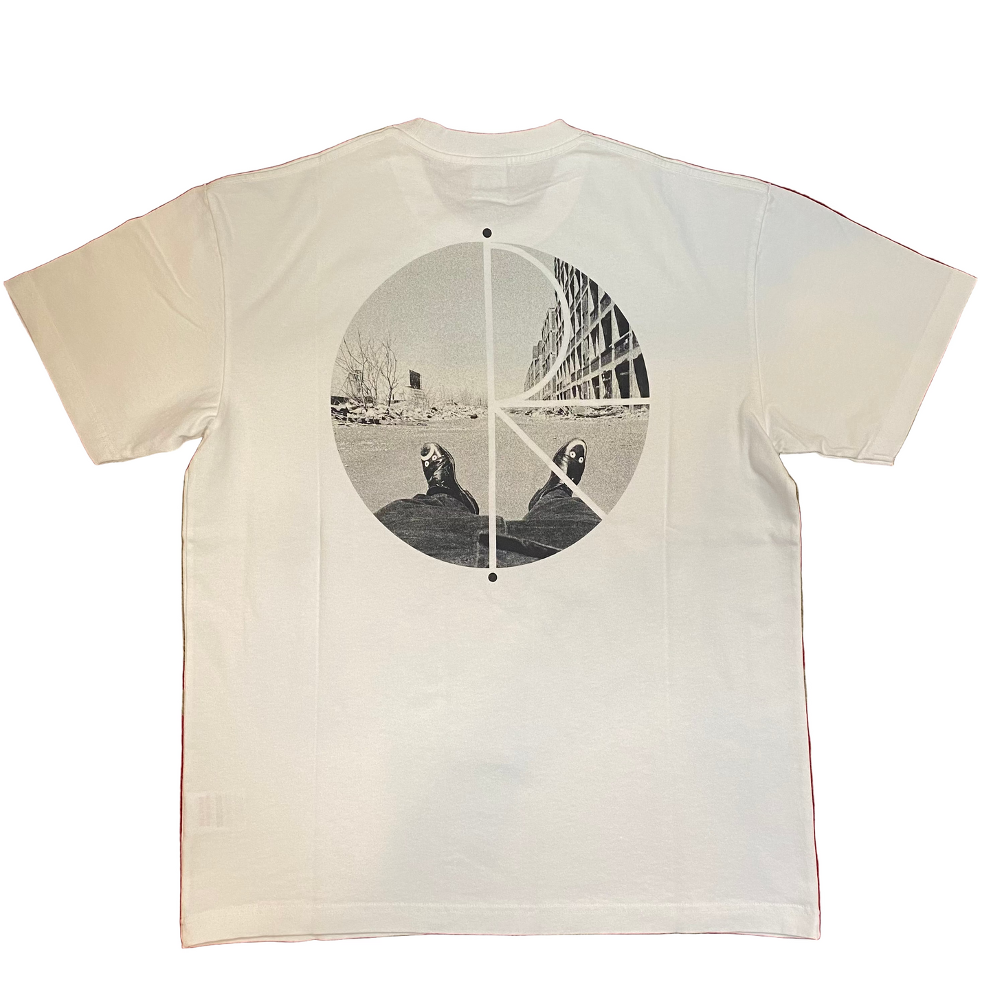 Polar Skate Co. Fill Logo Tee Happy Sad