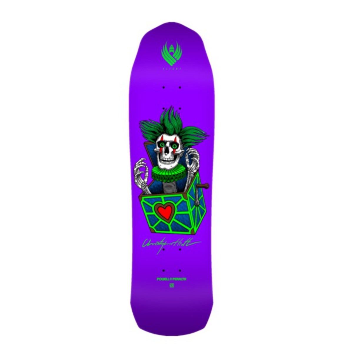Powell Chris Hiett Skull Shaped Flight Deck 8.5 