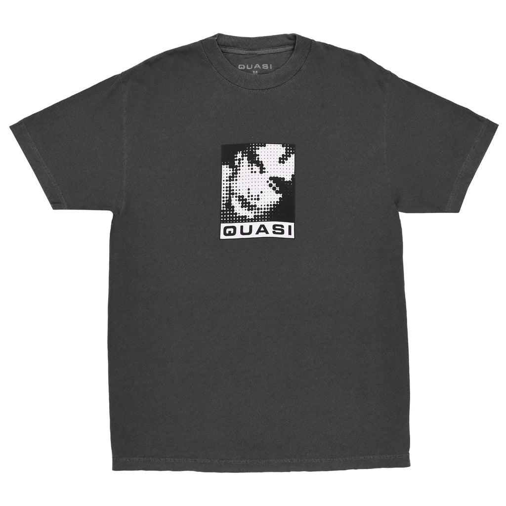 Quasi Garment Dyed Black Glam Tee 