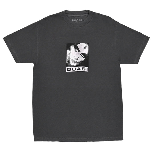 Quasi Garment Dyed Black Glam Tee 