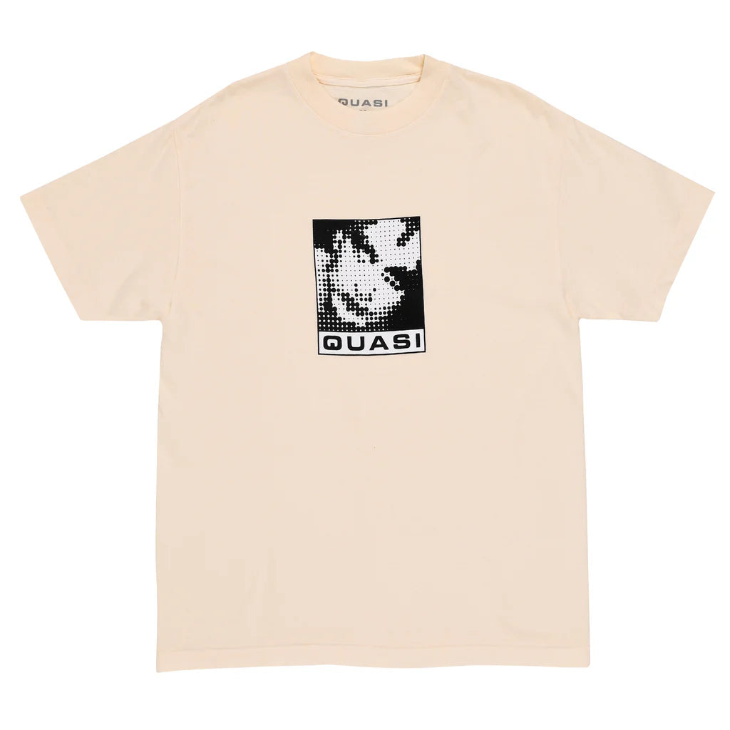 Quasi Garment dyed Cream glam Tee