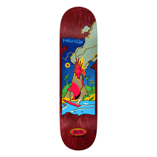 Real Mason Silva Volcano DBX 8.25 Deck on white background