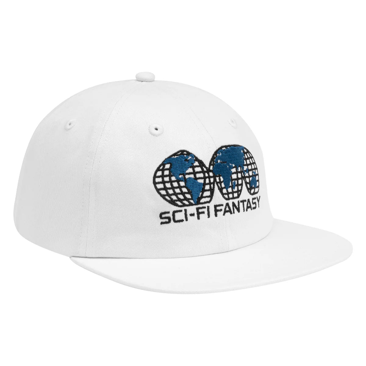 Sci-Fi Fantasy Global Hat (White/Blue)