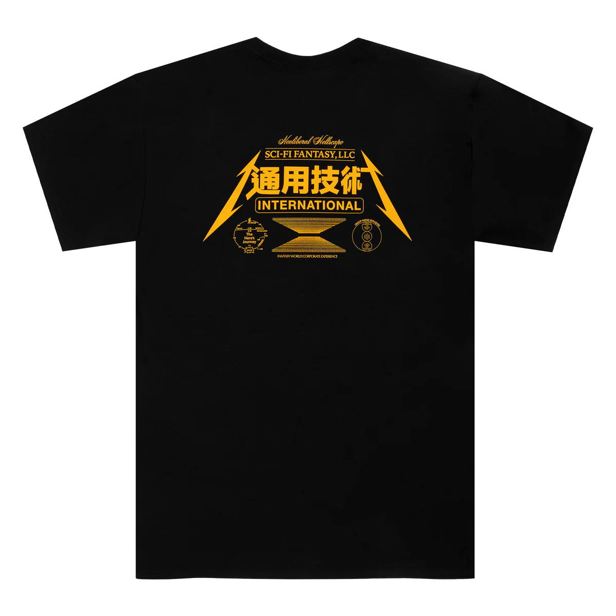 Sci-Fi Fantasy Neoliberal Tee (Black)