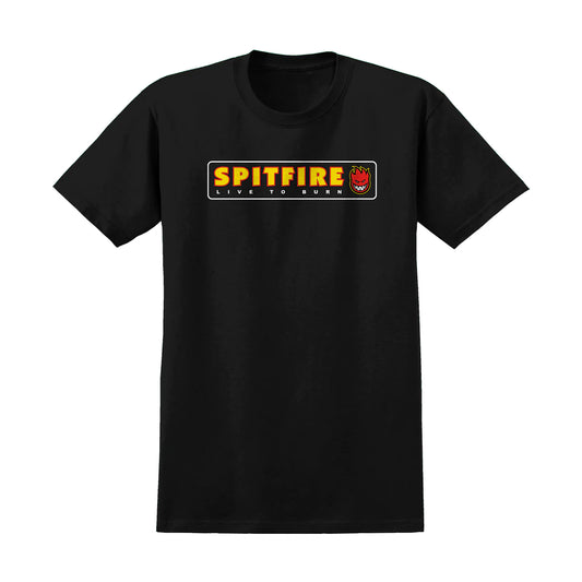 Spitfire Live to Burn T-Shirt (Charcoal)