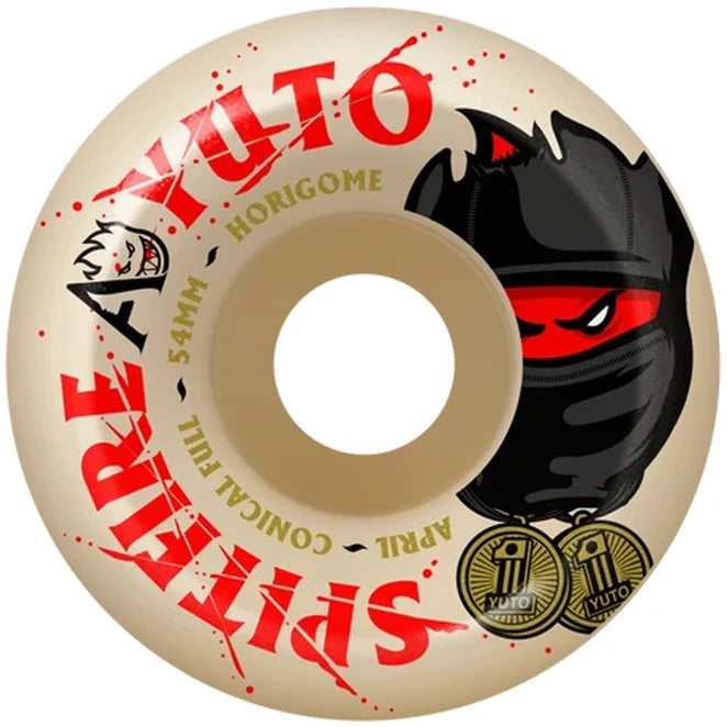 Spitfire X April Yuto Formula Four Conical Full 99a 54mm Wheels