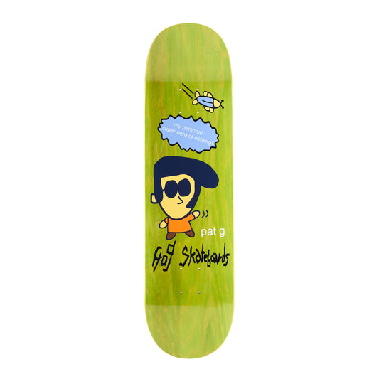 Frog Pat G Super Hero Deck 8.5"