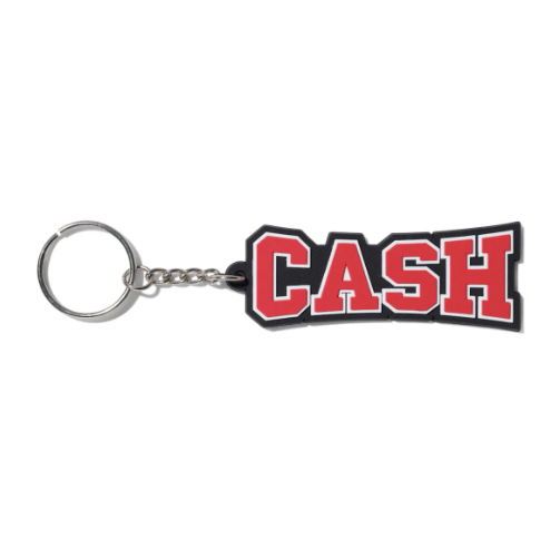 Cash Only Campus Rubber Key Chain