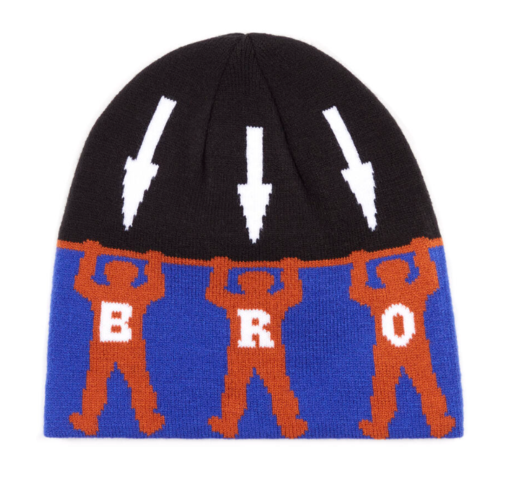 Bronze 56K Arrow Skully Blue