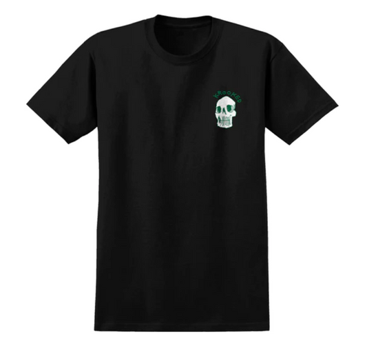 Krooked Kranium T Shirt Black