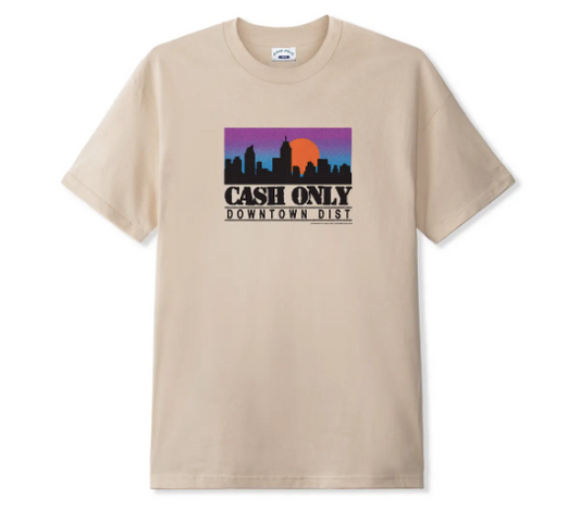 Cash Only Skyline Tee (Sand)