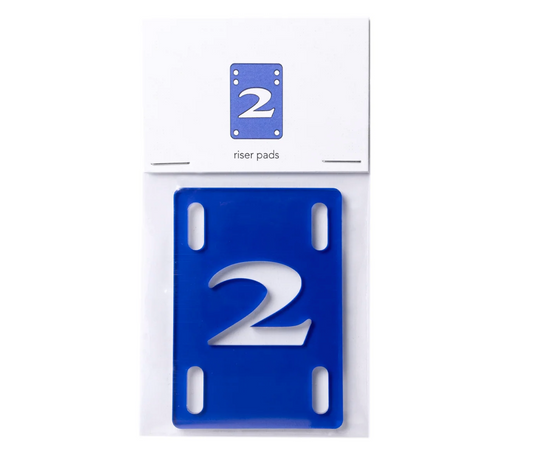 2 Riser Pads Blue