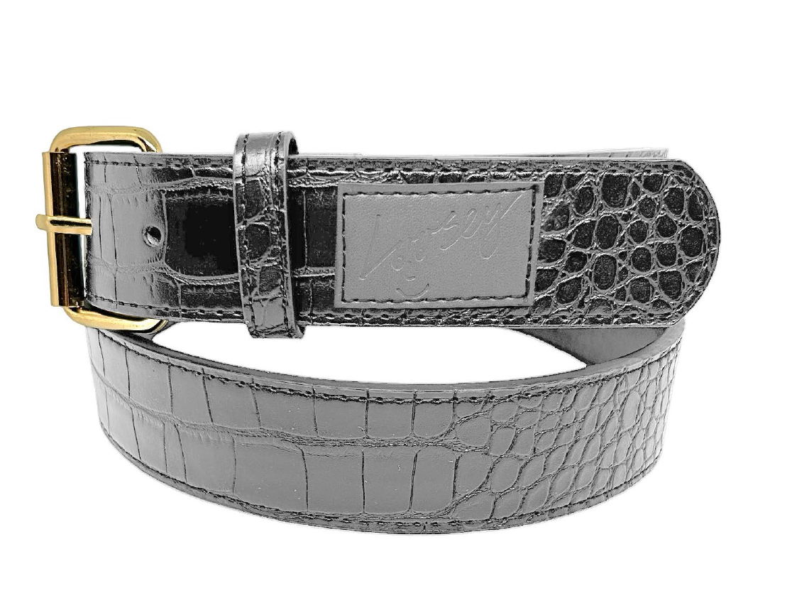 Loosey Silver Crock Skin Belt