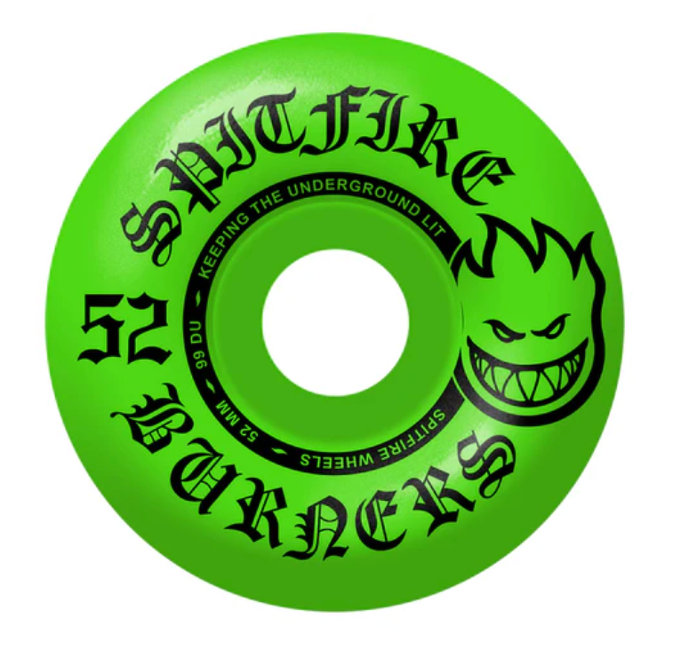 Spitfire Burner Wheel Green 52mm