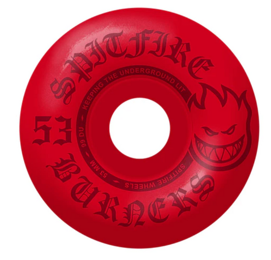 Spitfire Burner Wheel Red 53mm