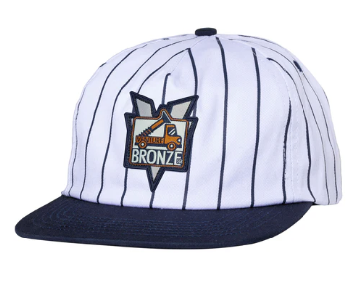 Venture x Bronze Snapback Pinstripe Hat