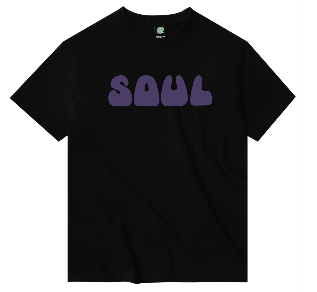 Violet "Soul" T-shirt (Black) - Plus Skateboarding