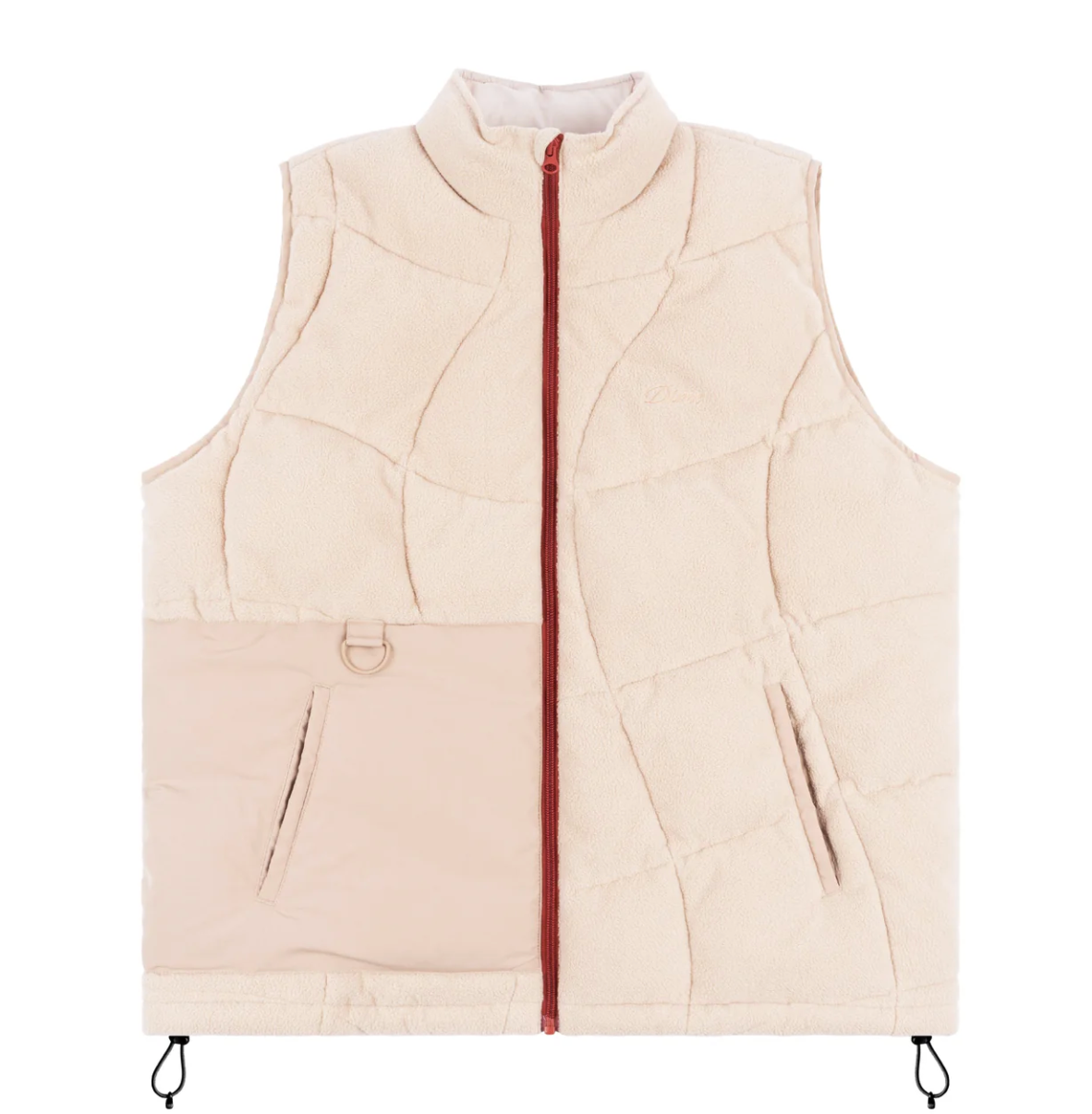 Dime Sleeveless Puffer Tan