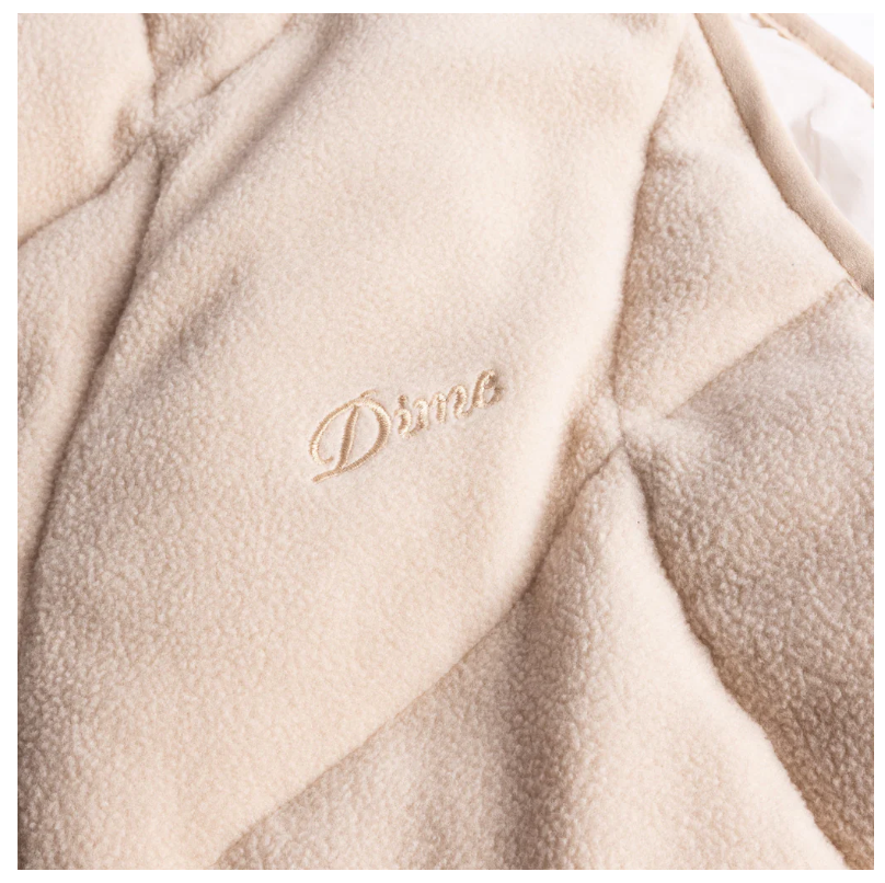 Dime Sleeveless Puffer Tan