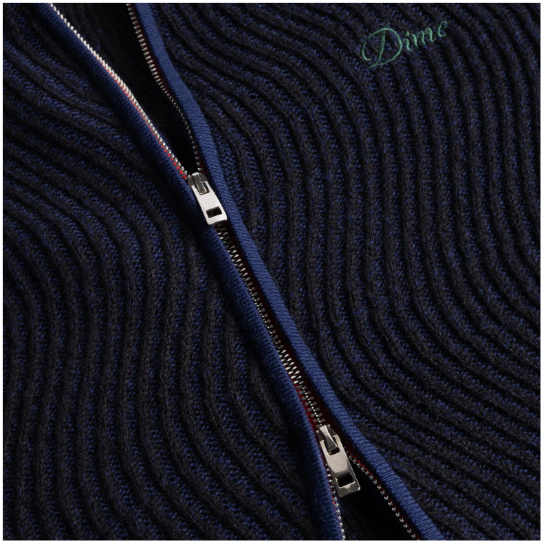 Dime Double Zipper Knit