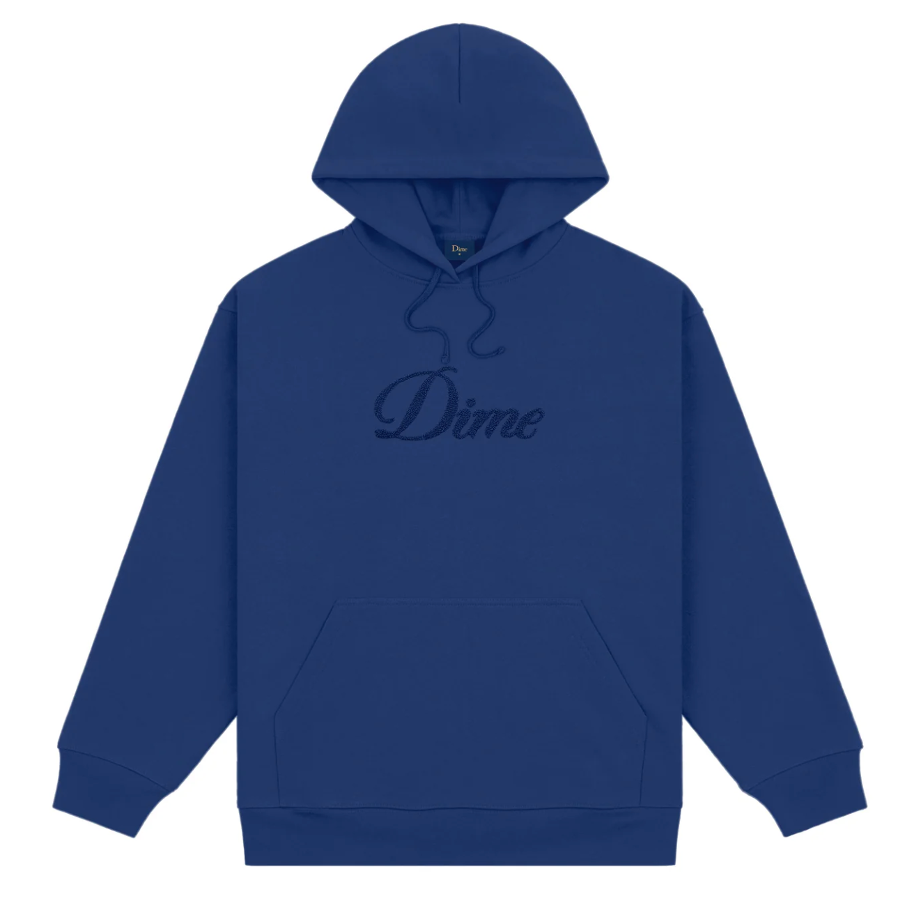 Dime Cursive Logo Hoodie Navy