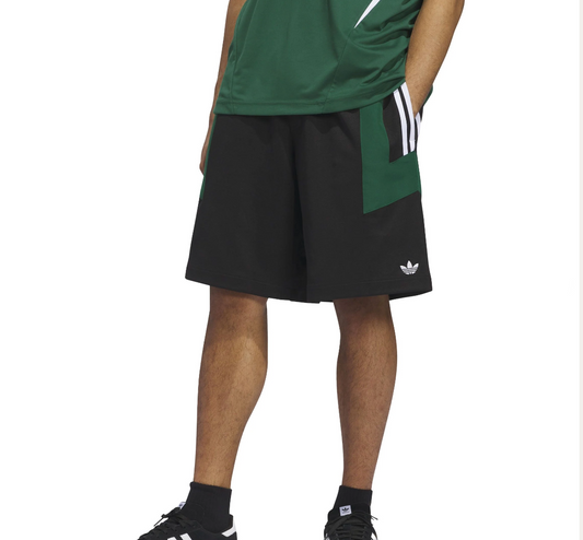 Adidas Football Short Black Dark Green