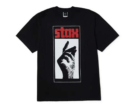 HUF Stax Snap S/S Tee (Black)