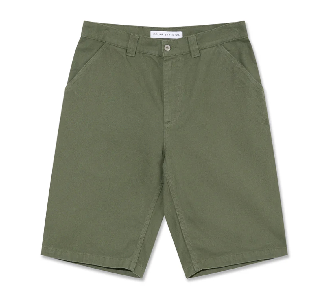 Polar Skate Co. 44 Shorts (Grey Green) - Plus Skateboarding