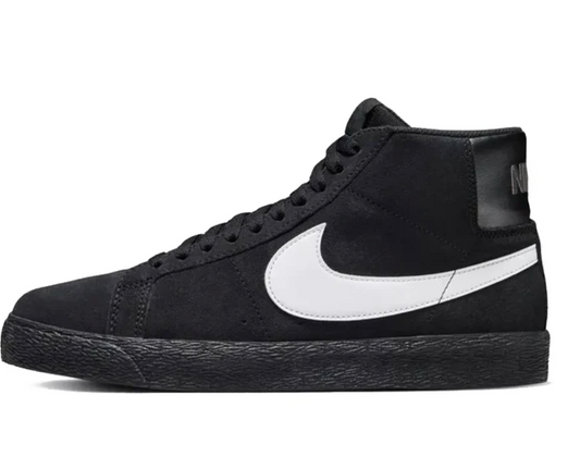 Nike SB Blazer Black Black White - Plus Skateboarding
