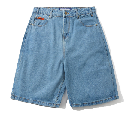 Butter Goods Baggy Denim Shorts (Washed Indigo)